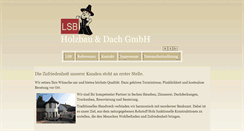 Desktop Screenshot of lsb-holzbau.de