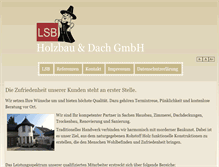 Tablet Screenshot of lsb-holzbau.de